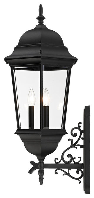 Textured Black Traditional, Historical, Outdoor Wall Lantern