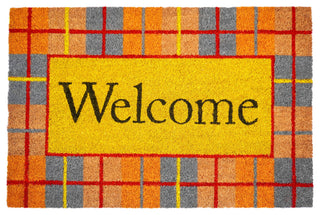 Calloway Mills 107601729 Fall Plaid Doormat, 24x36