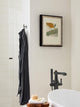 Esquire Contemporary Single Robe Hook, Polished Nickel/Gunmetal