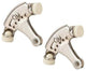 Nuk3y Adjustable Hinge Pin Stop, Set of 2, Satin Nickel