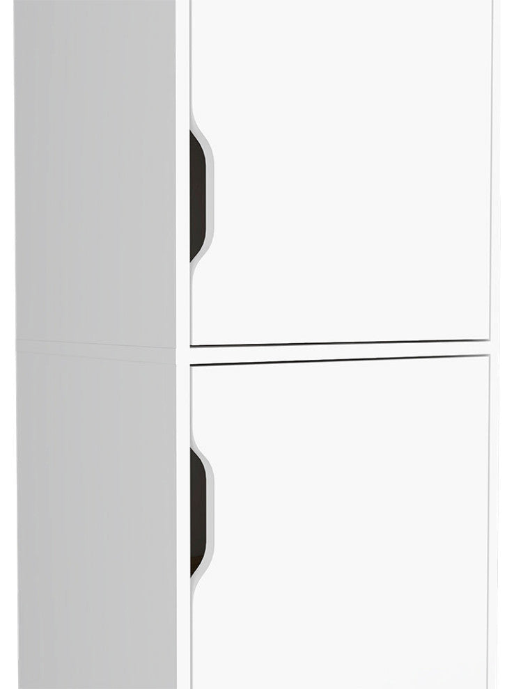 Single Kitchen Pantry Wallas, Kitchen, Light Oak / White