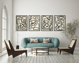 Smooth Moves 2 Fine Art Print, Black, 46"x34"