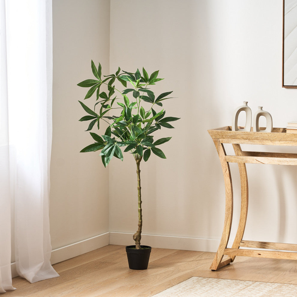 Coles Artificial Money Tree, Green, 23.6wx19.7dx47.2h