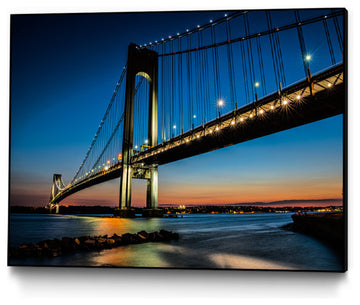 "Verrazano Bridge" Art block Framed Canvas, 40"x30"