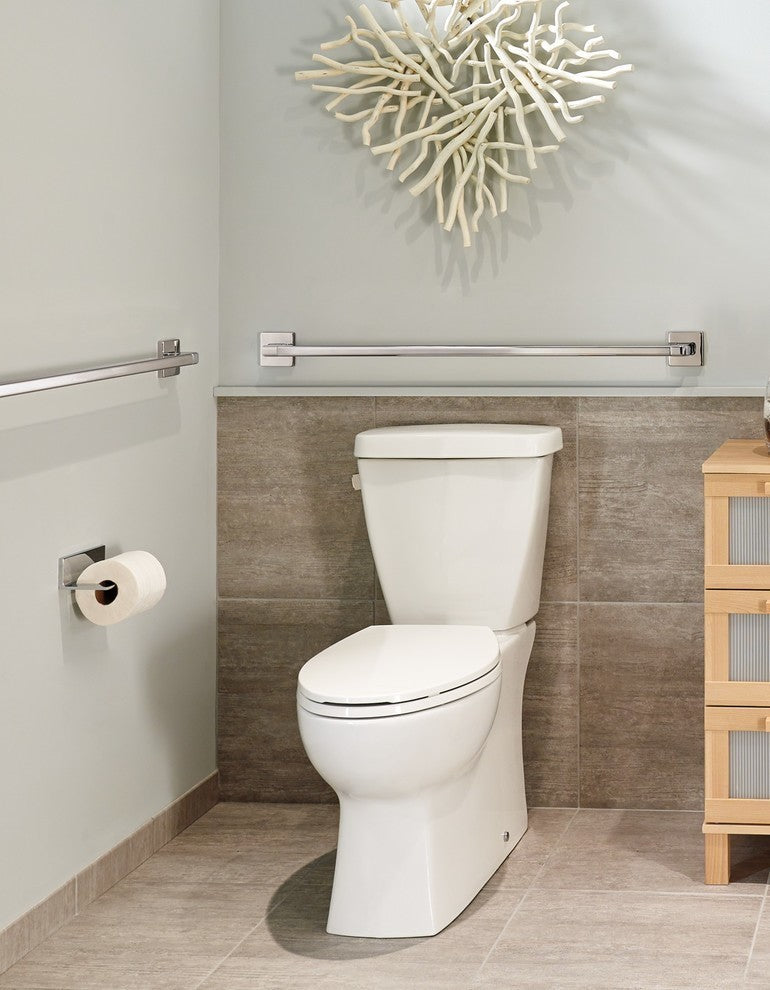 Delta 36" Angular Modern Grab Bar, Polished Chrome