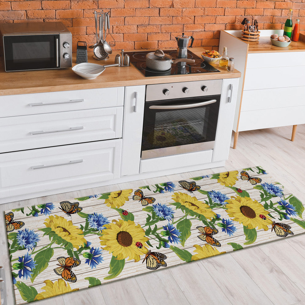 Indoor/Outdoor Kendall KE16 Putty Machine Washable 2'3" x 7'6" Runner Rug