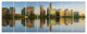 Shanghai Huangpu River at Sunset, Cityscape Canvas Art Print, 83"x32", 7 Panels