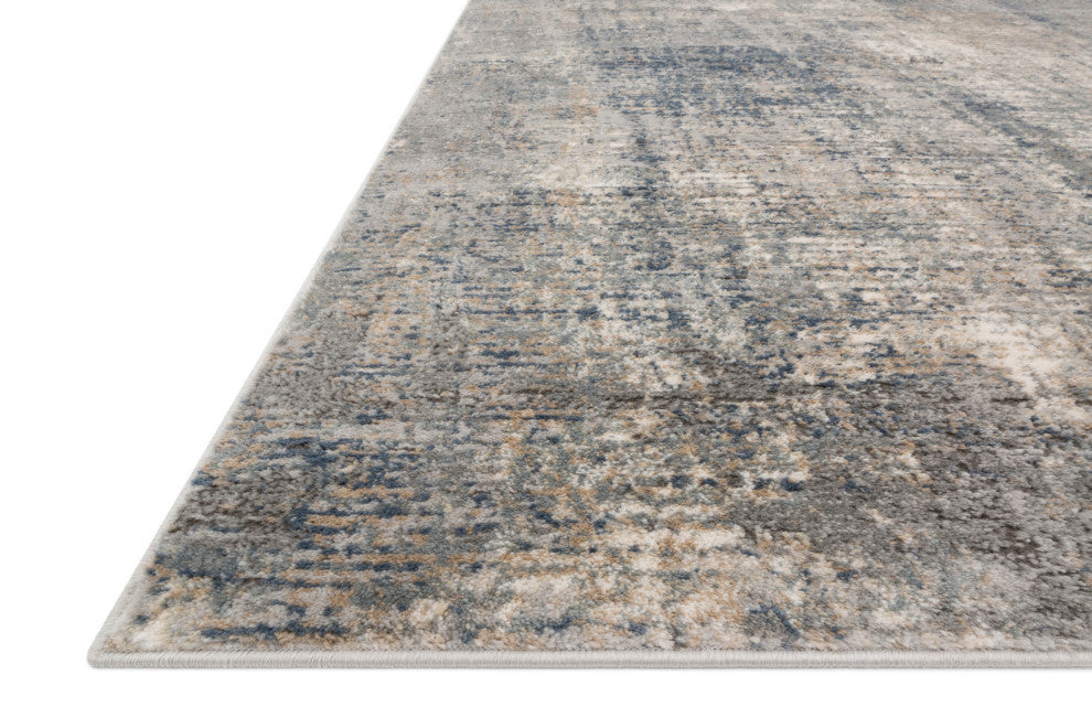 Teagan TEA-05 Area Rug, Denim/Slate, 2'8"x4'