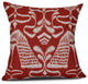 Crown, Animal Print Outdoor Pillow, Red, 20"x20"