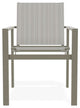 Tribeca Sling Outdoor Stackable Armchair, Harbor/Storm