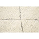 Adab Carved Lines Area Rug, Black, 5'x8'