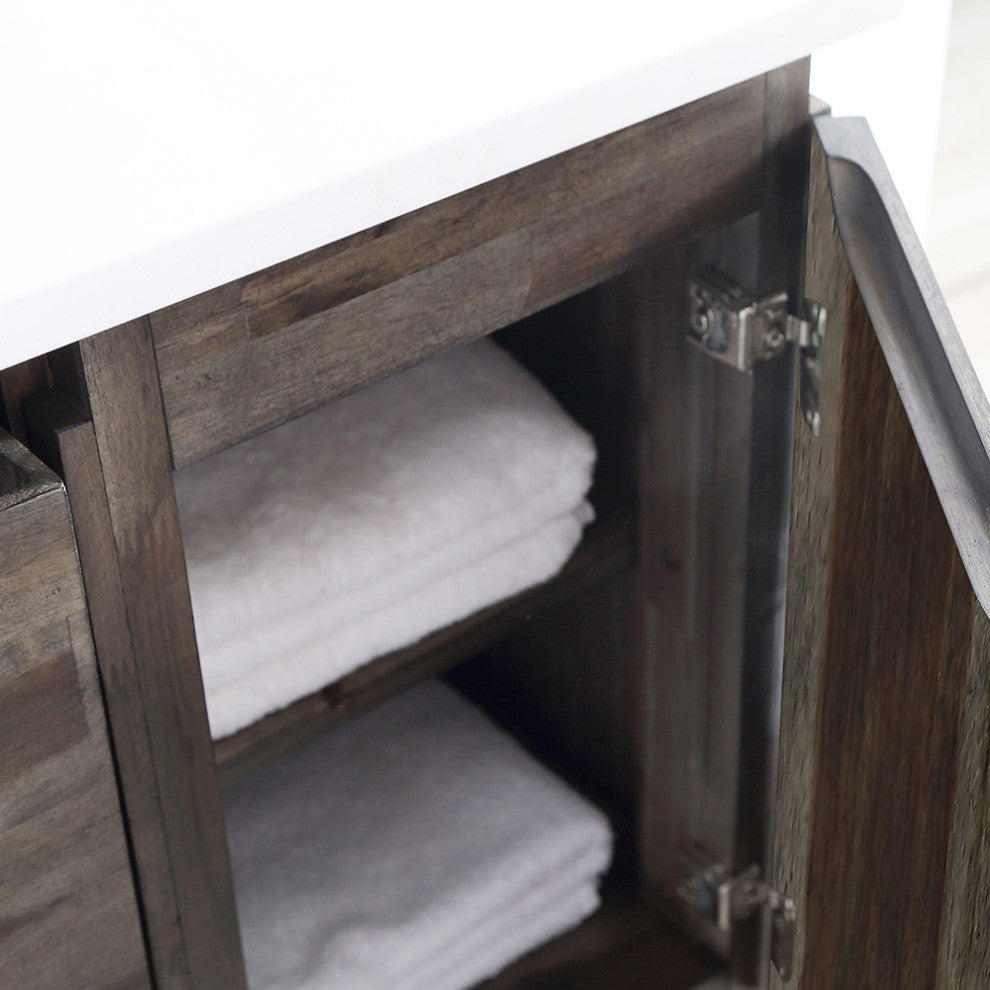Formosa Floor Standing Modern Bathroom Vanity With Mirror, 60"