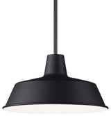 Maxim 35019 Pier M 14"W Pendant - Black