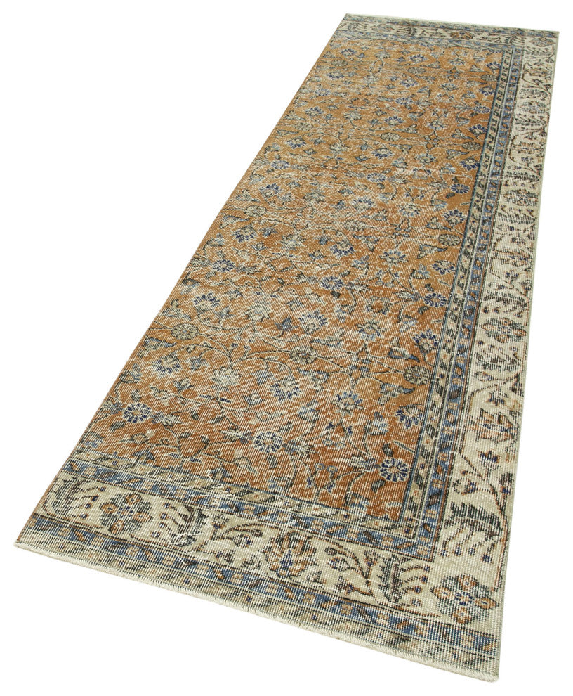 Rug N Carpet - Handwoven Anatolian 2' 11" x 10' 1" Wool Floor Runner Rug