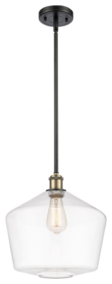 Innovations 516-1S-BAB-G652-12 1-Light Mini Pendant, Black Antique Brass