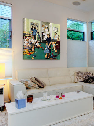 "Separation Anxiety" Painting Print on Canvas by Stevan Dohanos