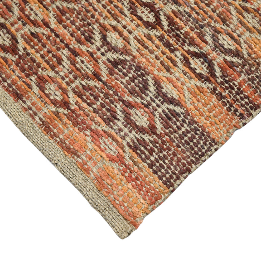 Zola Parquet Area Rug, Red, 5' x 8', Geometric