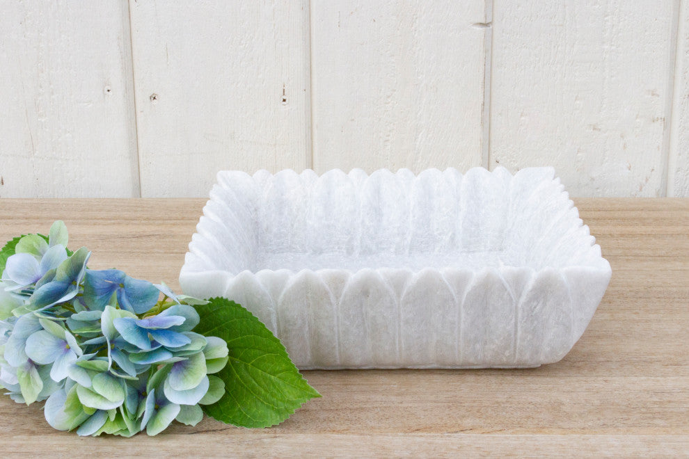 Pure White Marble Vase