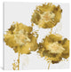 "Golden Flower Burst II" by Vanessa Austin, Canvas Print, 37x37"