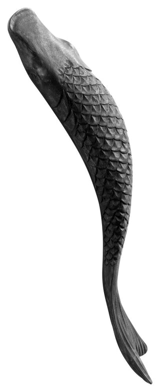 Large Zander Sculpture, Bronze, Wood, 30.5"W (10140 MDPG8)