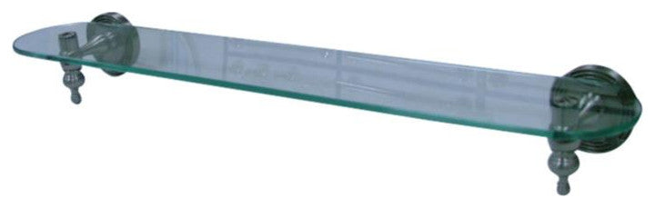Glass Shelf, Satin Nickel