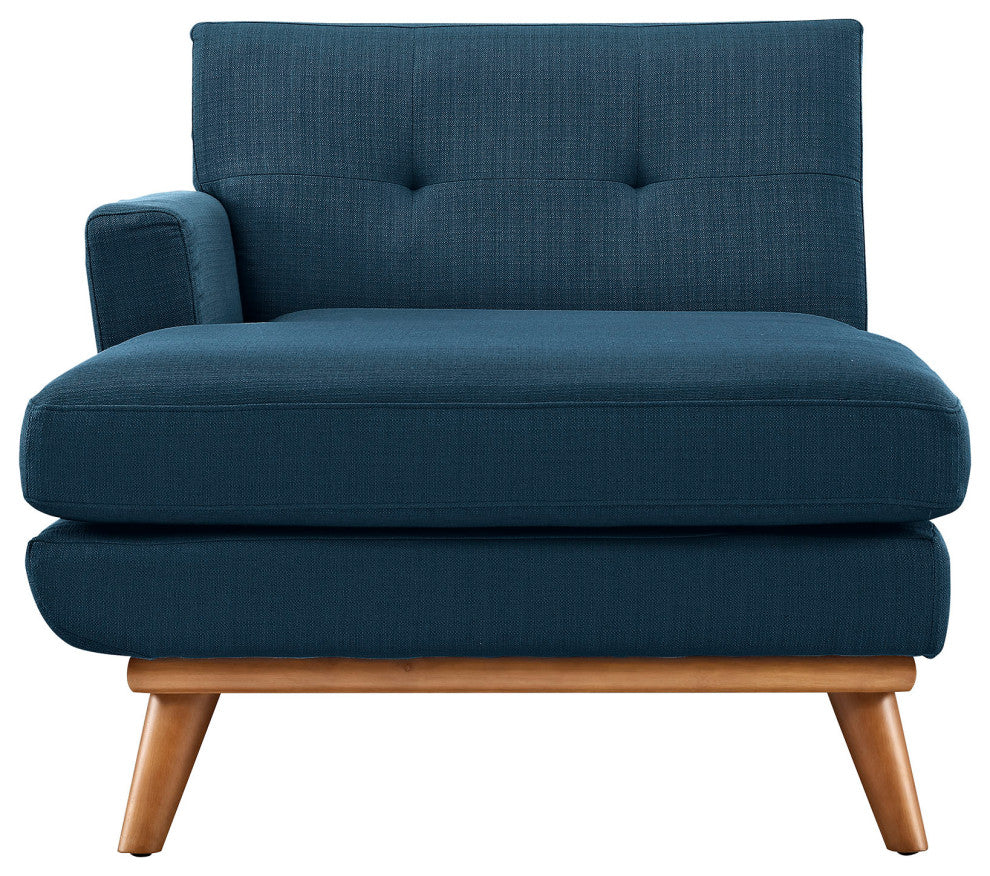 Modern Azure Engage Left-Arm Upholstered Chaise