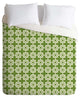 Deny Designs Khristian A Howell Moroccan Mirage Green Duvet Cover - Lightweight