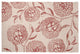Antique Flowers Spring Chenille Rug, Red, 2'x3'