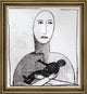 Kazimir Malevich Motherhood - 20" x 25" Framed Premium Canvas Print