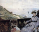 Berthe Morisot On the Terrace, 20"x25" Wall Decal