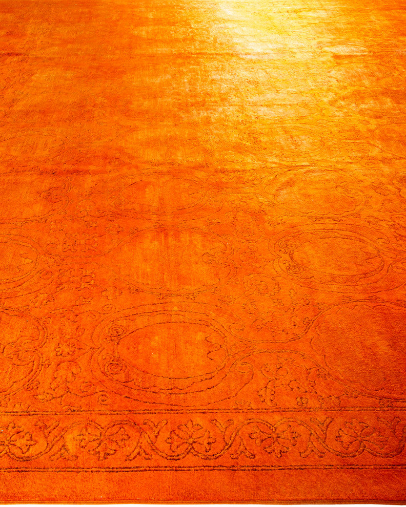 Vibrance, One-of-a-Kind Handmade Area Rug Orange, 19'7"x11'10"