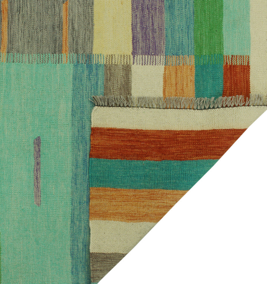 Winchester Kilim Nafi Rust/Ivory Rug, 6'8x9'10