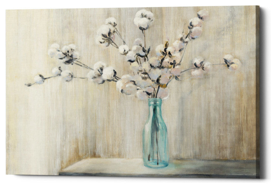 Epic Graffiti "Cotton Bouquet" Giclee Canvas Wall Art, 12"x18"