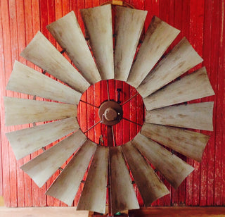 Windmill Ceiling Fan, 60", Weathered Rust