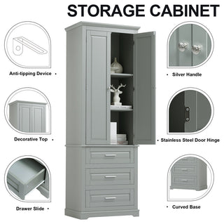 Another lifestyle context image showing the cabinet in a bathroom environment.