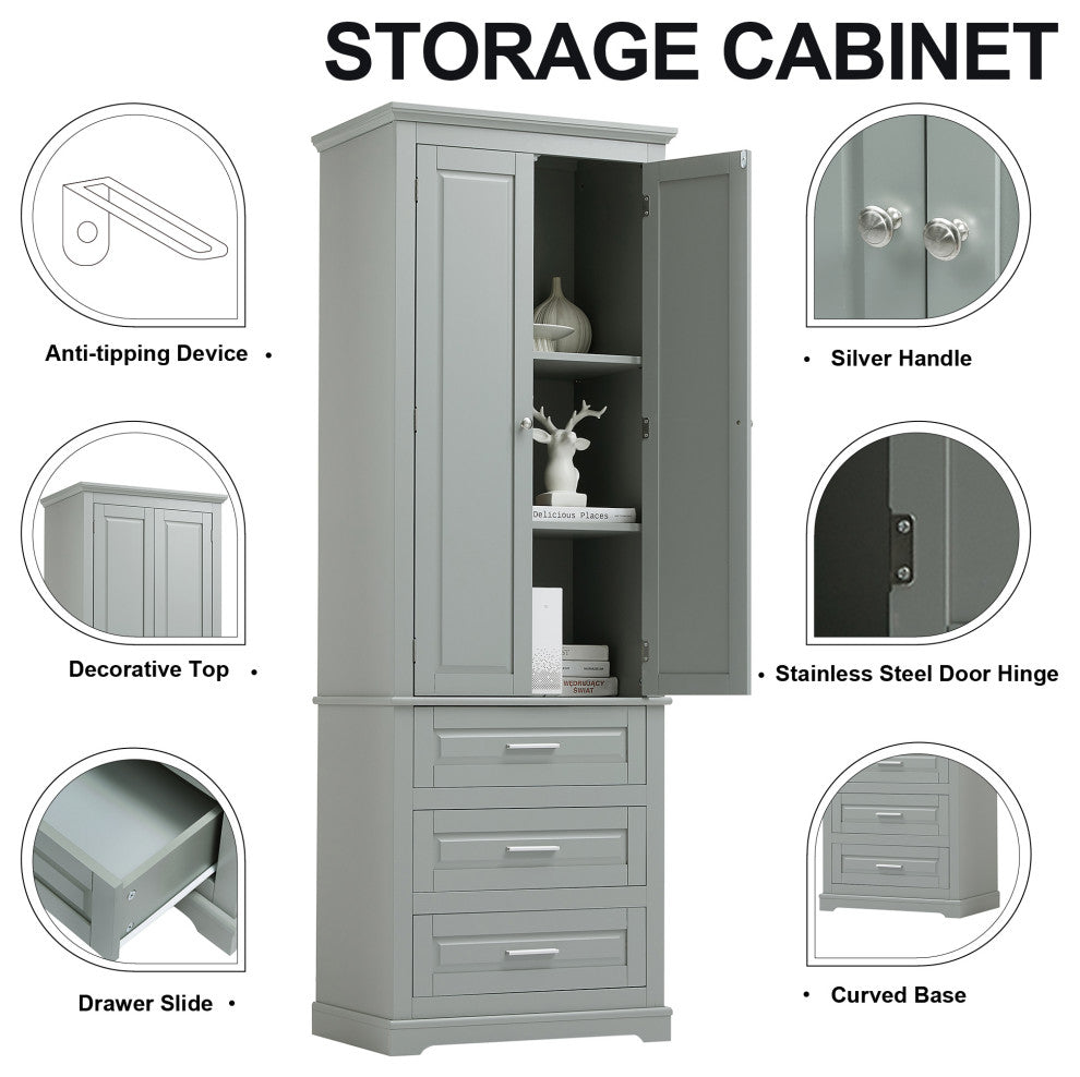 Another lifestyle context image showing the cabinet in a bathroom environment.