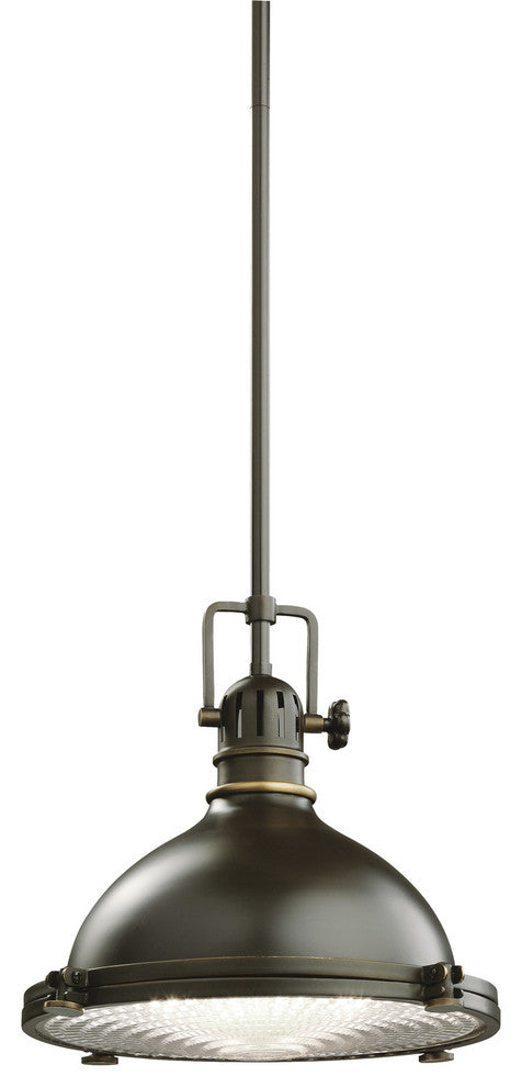 Kichler 2665OZ One Light Pendant, Olde Bronze Finish
