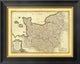 "Normandie, Maine, Perche, 1791" Framed Canvas Giclee by Rigobert Bonne, 20x16"
