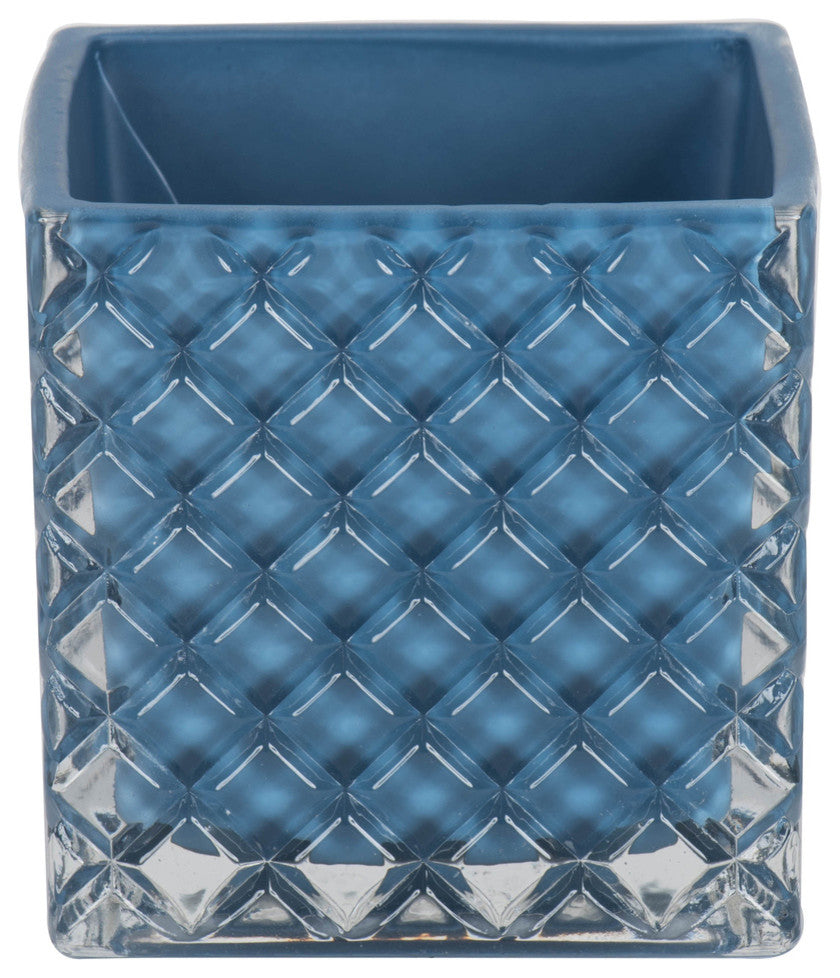 Vickerman 4" Square Glass Container, Set of 2, H Yardro