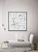 "Earthly Existence" Floater Framed Painting Print on Canvas, 12x12