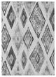 Machine Washable Indoor/Outdoor Chantille ACN1861 Gray 5' x 7'6" Rug