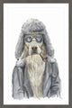 "Alaskan Dog" Framed Painting Print, 16"x24"