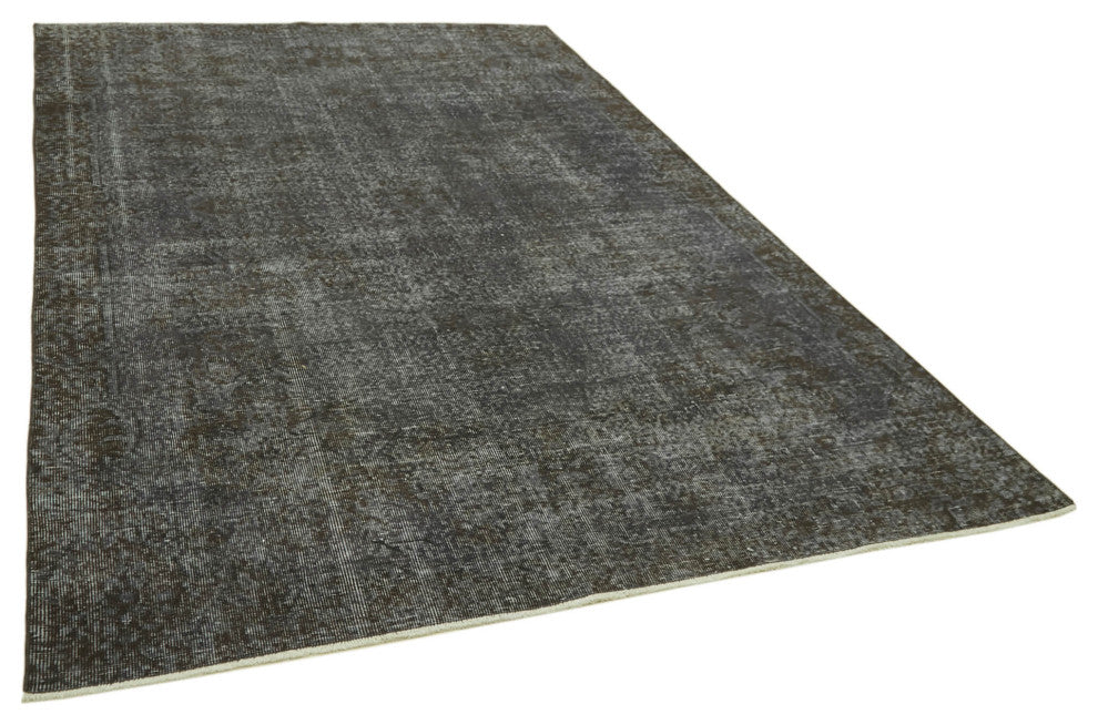 Rug N Carpet - Hand-knotted Turkish 6' 5'' x 9' 10'' Decorative Overdyed Rug