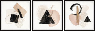 Broken Knife Triptych, 3-Piece Set, 24x24 Panels