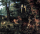The Younger Jan Brueghel Paradise , 20"x25" Wall Decal