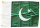 Pakistan, 12"x18" Nylon Flag