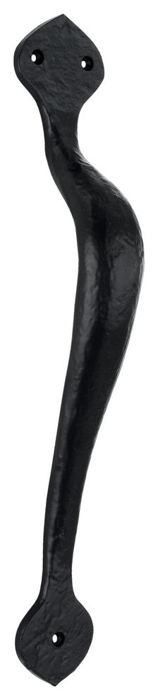 The Mascot Hardware Spear 13" Iron Black Door Pull Handle