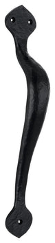 The Mascot Hardware Spear 13" Iron Black Door Pull Handle