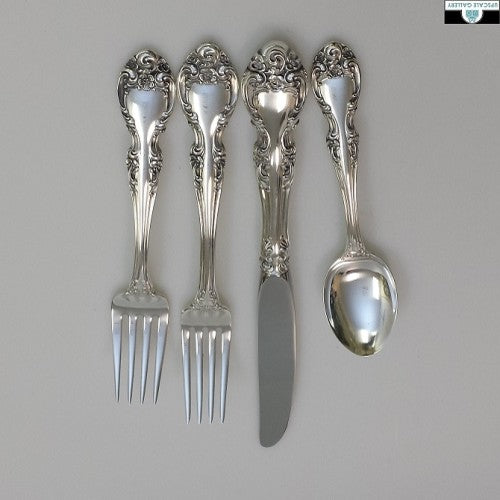 Gorham Sterling Silver Melrose 4-Piece Place Set