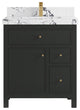 Sonoma 30" Single Sink Bath Vanity in Black Top, 2" Viola Night